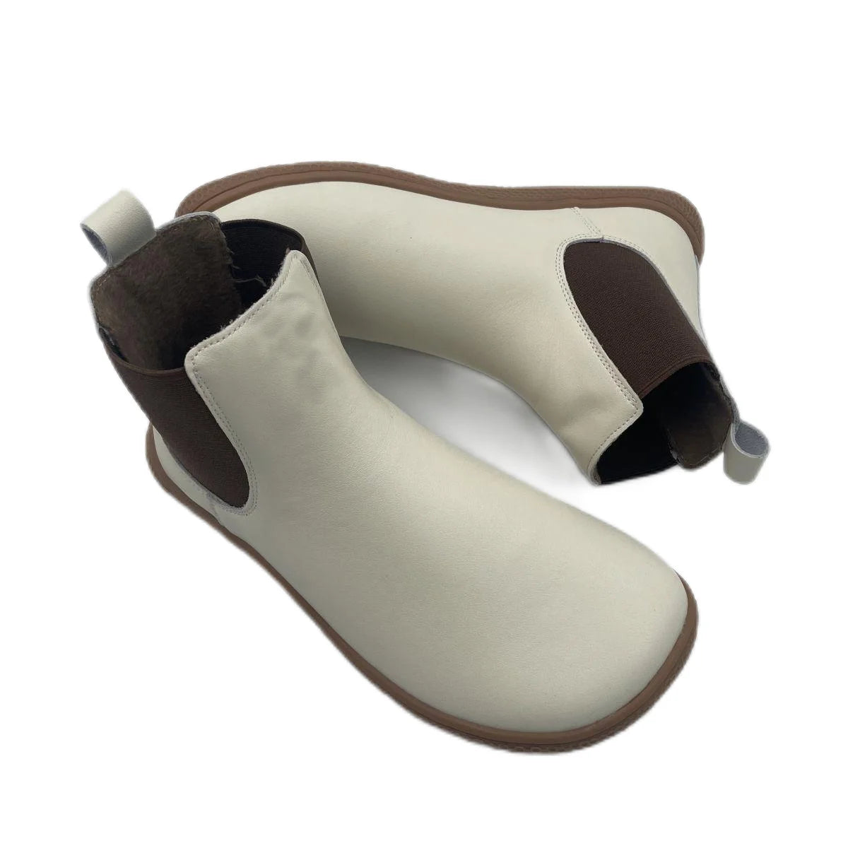 Tipsietoes Chelsea Barefoot Genuine Leather Boots With Wool Lining