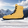 Handcrafted RealFoot Farmer Winter Boots with wide toe box and insulation, offering natural comfort and warmth for winter.