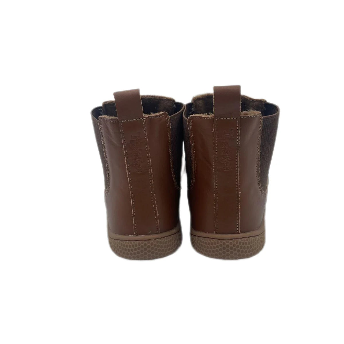 Tipsietoes Chelsea Barefoot Genuine Leather Boots With Wool Lining