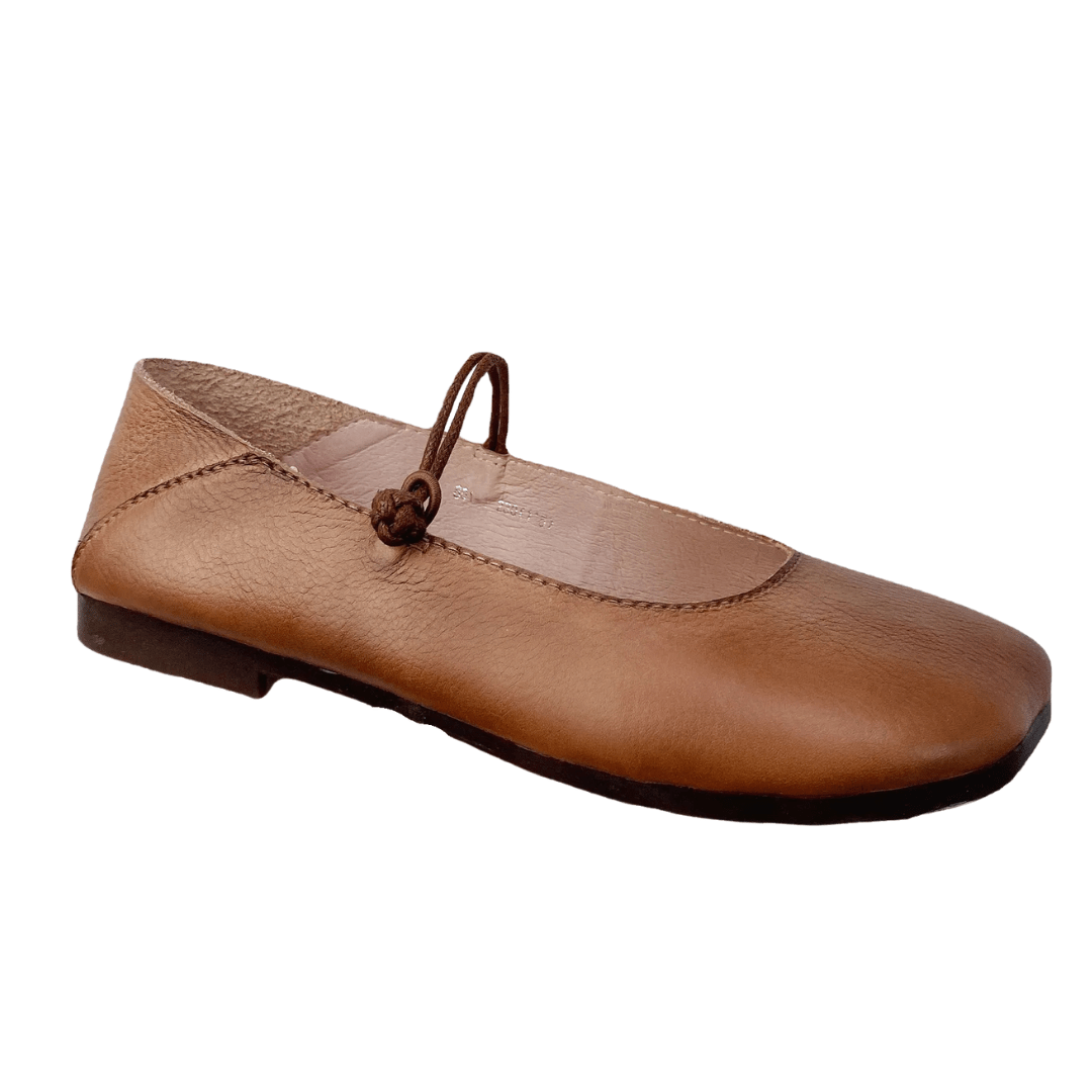 Careaymade Genuine Leather Low Top Women's Shoes - Casual Slip - On Loafers - Ravello Barefoot Shoes