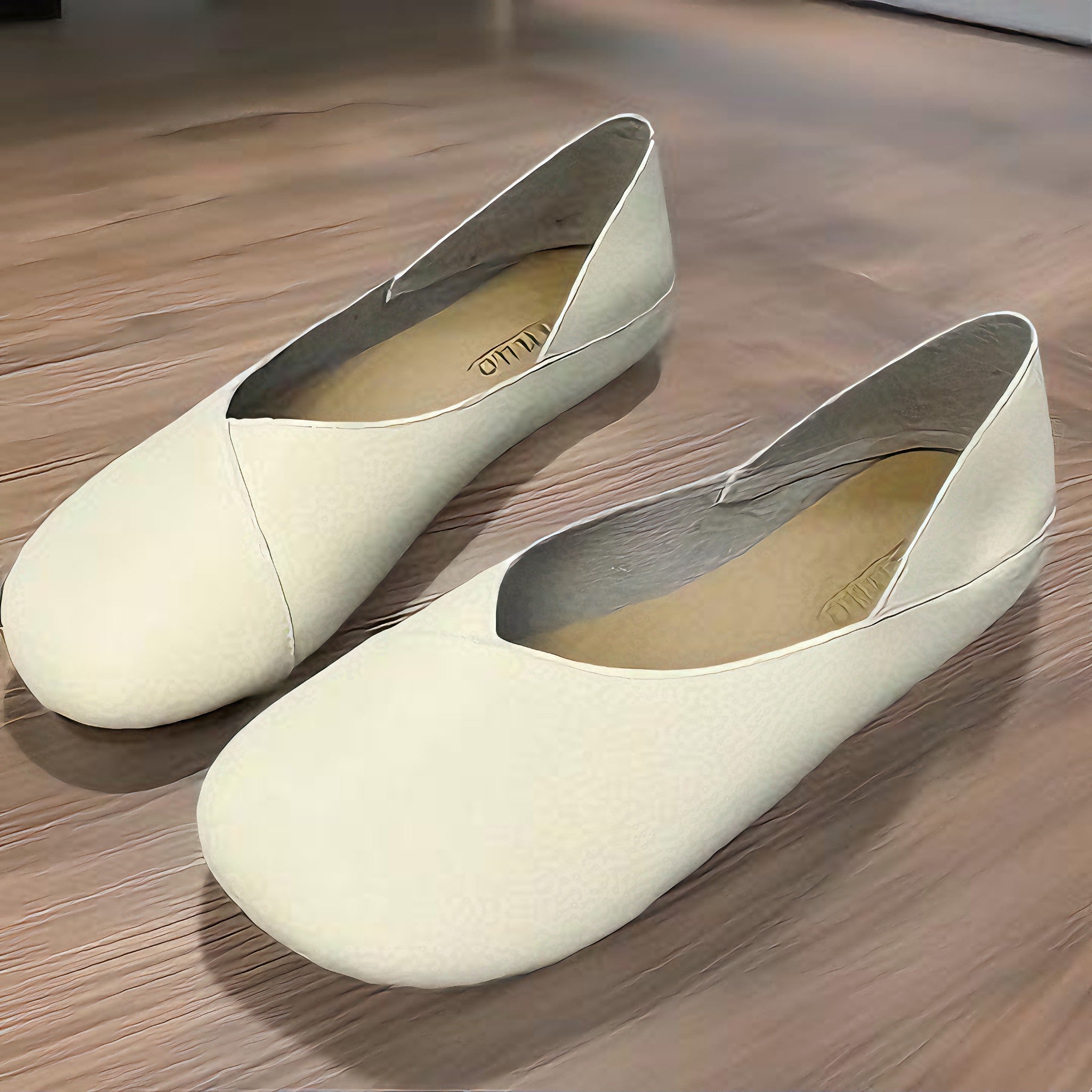 Handmade Milano Genuine Leather Ballerina Flats - Ravello Barefoot Shoes