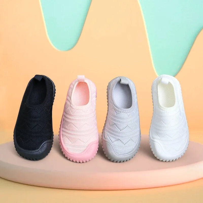 Kids Barefoot Sneakers - Breathable, Anti - Slip Soft Sole Shoes for Infants and Toddlers - Ravello Barefoot Shoes