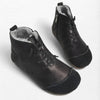 Luxury Genuine Leather Wool - Lined Women's Snow Boots - Thickened Warm, Lightweight High Top Boots - Ravello Barefoot Shoes