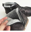 Luxury Genuine Leather Wool - Lined Women's Snow Boots - Thickened Warm, Lightweight High Top Boots - Ravello Barefoot Shoes