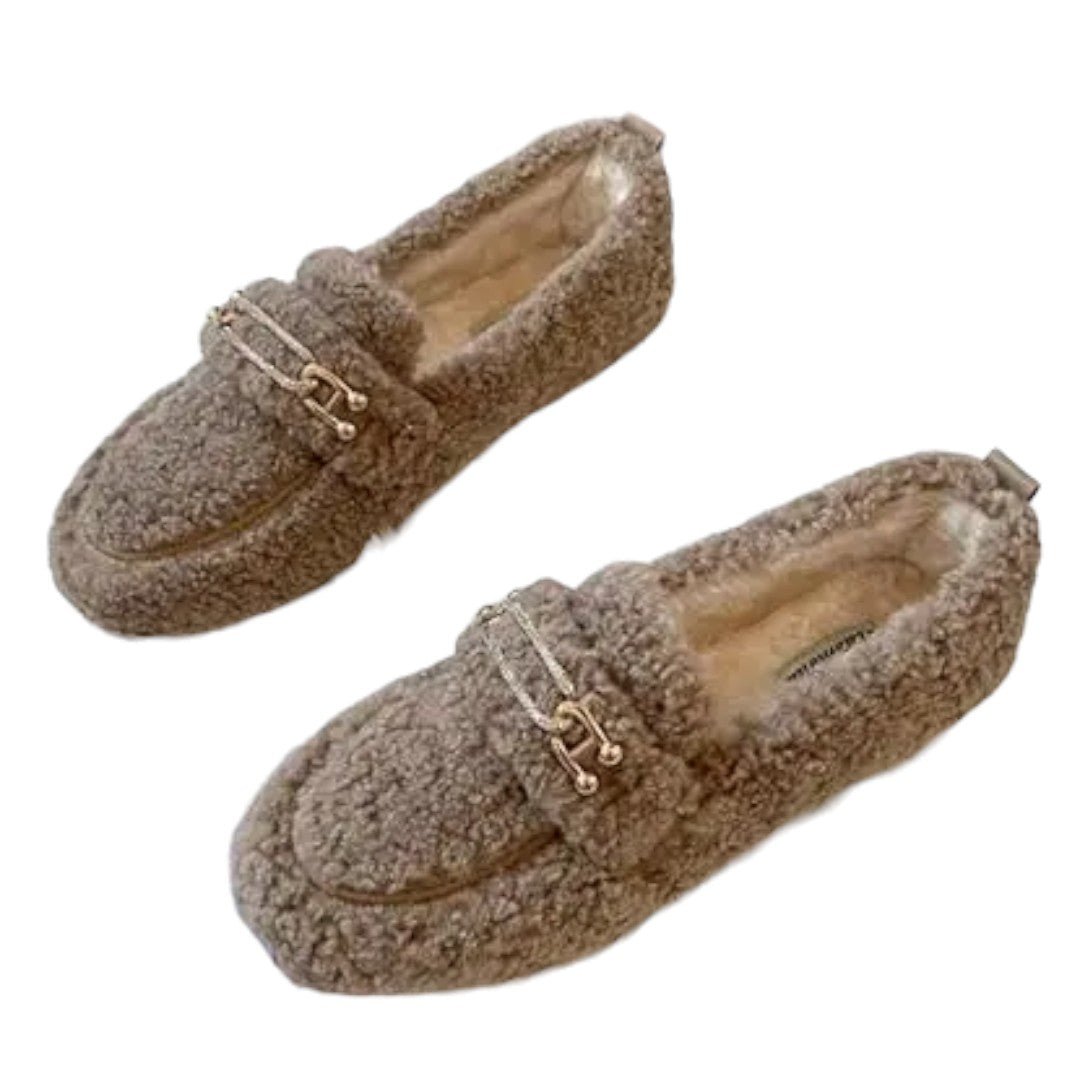 Luxury Lambswool Women's Loafers - Ravello Barefoot Shoes