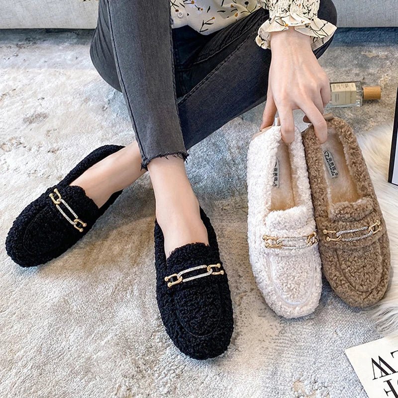 Luxury Lambswool Women's Loafers - Ravello Barefoot Shoes