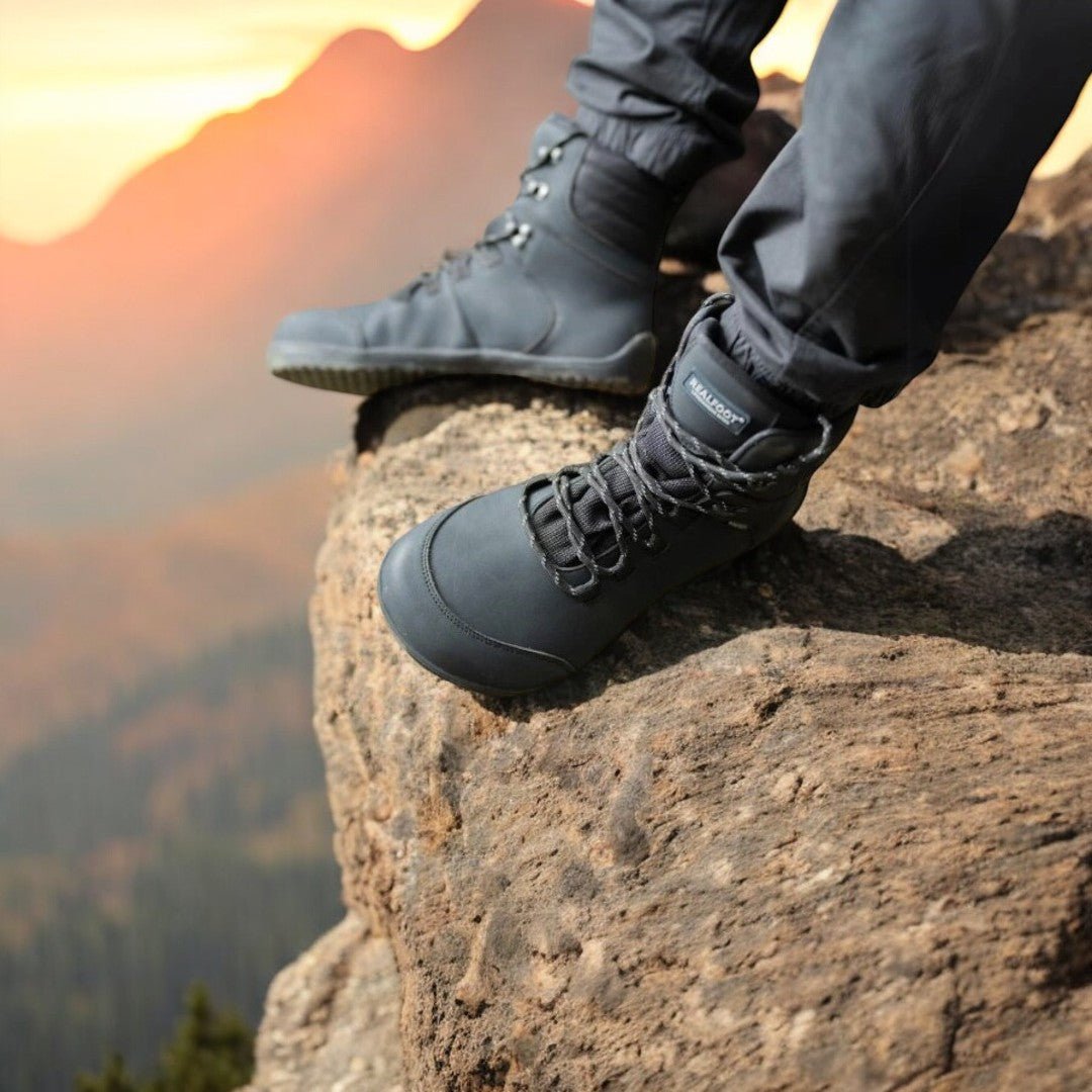 RealFoot Trekker High Vegan Hiking Boots – Ultimate Comfort for Outdoor Adventures - Ravello Barefoot Shoes