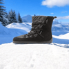 RealFoot Vegan Blizzard All Black Winter Snow Boots – Ultimate Warmth and Style - Ravello Barefoot Shoes