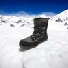 RealFoot Vegan Blizzard All Black Winter Snow Boots – Ultimate Warmth and Style - Ravello Barefoot Shoes