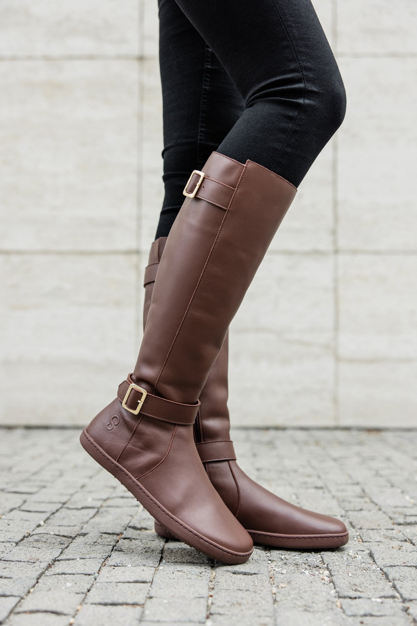 Shapen GLAM Barefoot Knee - High Boots - Premium Leather or Vegan Leather Options - Ravello Barefoot Shoes