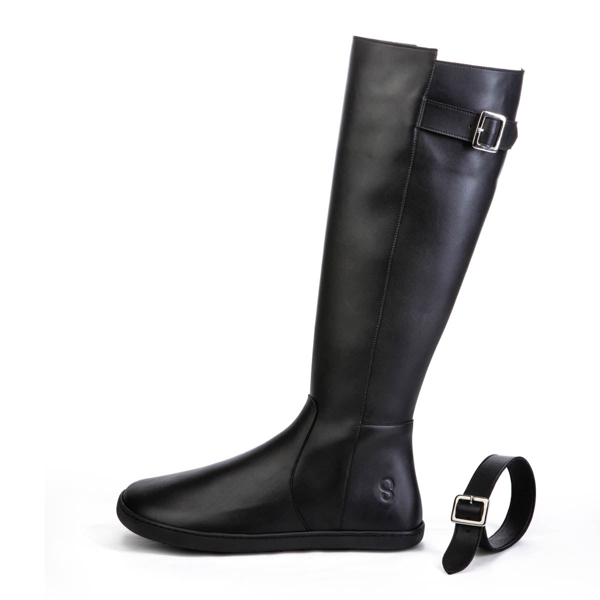 Shapen GLAM Barefoot Knee - High Boots - Premium Leather or Vegan Leather Options - Ravello Barefoot Shoes