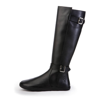 Shapen GLAM Barefoot Knee - High Boots - Premium Leather or Vegan Leather Options - Ravello Barefoot Shoes