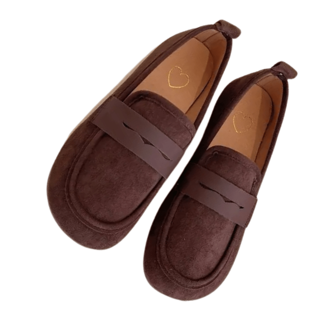 Suede Comfort Loafers - Ravello Barefoot Shoes