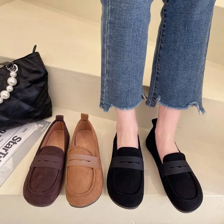 Suede Comfort Loafers - Ravello Barefoot Shoes