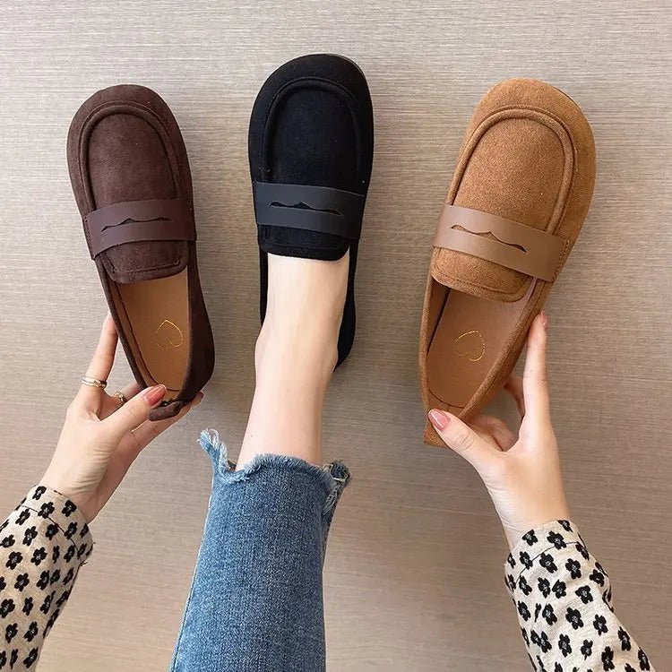 Suede Comfort Loafers - Ravello Barefoot Shoes