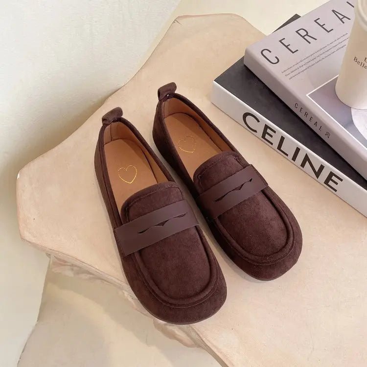 Suede Comfort Loafers - Ravello Barefoot Shoes