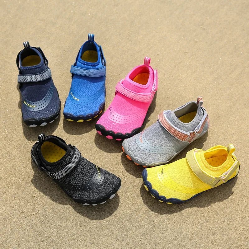 Summer Kids Beach Barefoot Water Shoes - Aqua Swimming Shoes for Boys and Girls - Ravello Barefoot Shoes