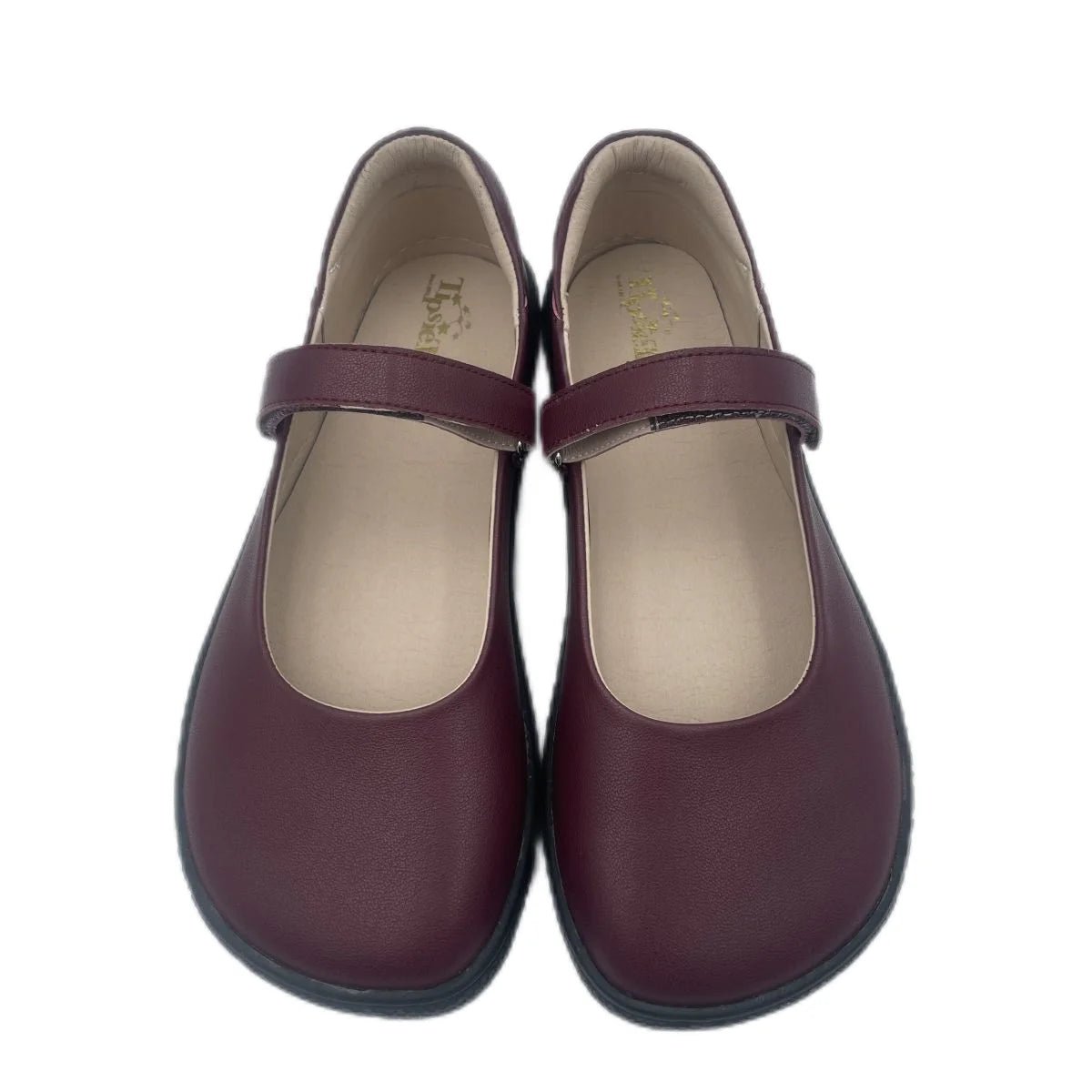 Tipsietoes Barefoot Leather Ballerinas - Zero Drop, Wide Toe Box, Lightweight Flats for Women - Ravello Barefoot Shoes