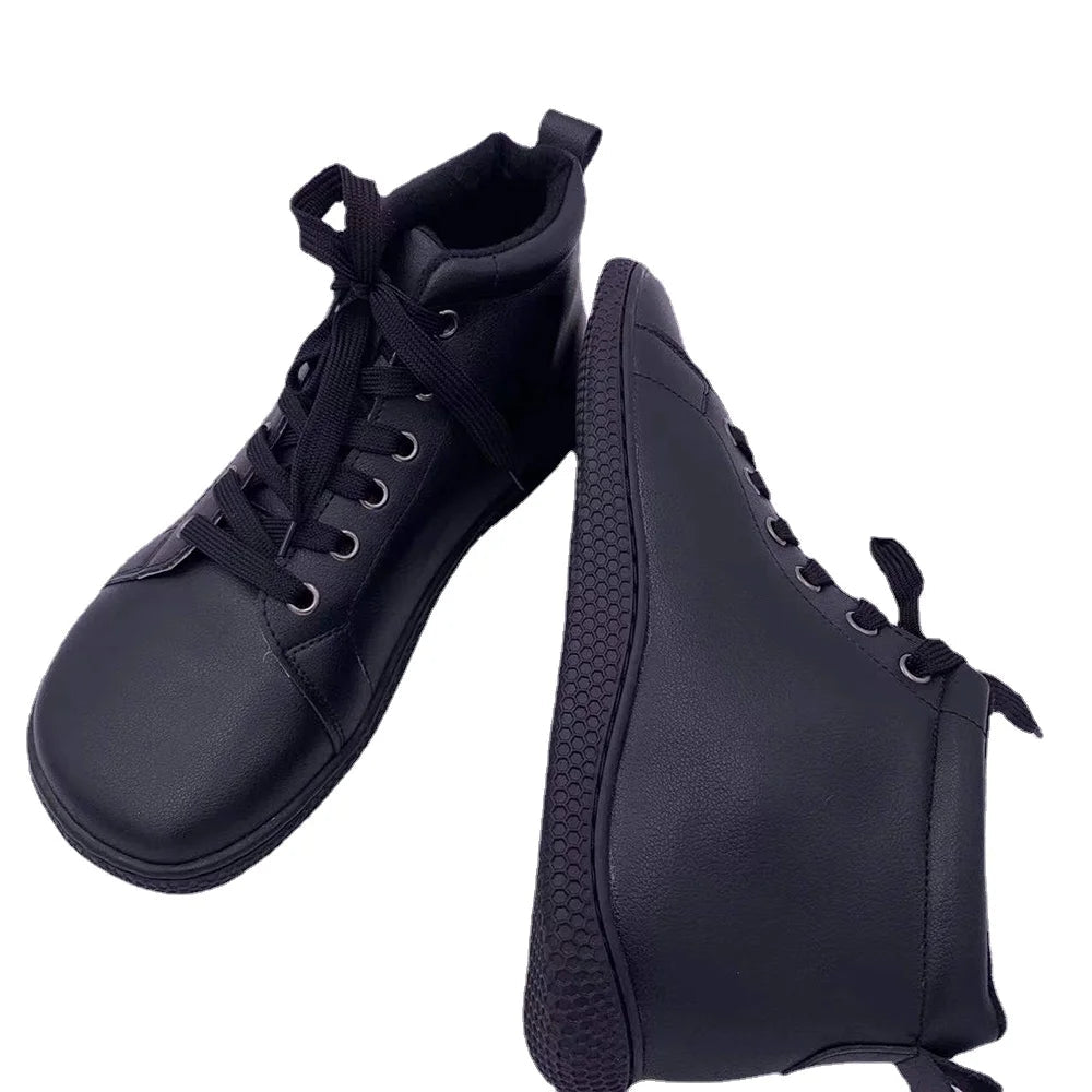 Tipsietoes Barefoot Leather Boots - Zero Drop, Wide Toe Box for Women - Ravello Barefoot Shoes