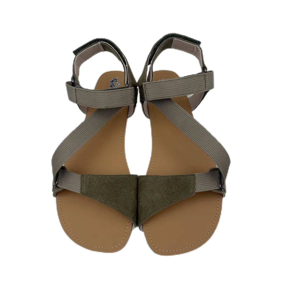 Tipsietoes Barefoot Leather Flat Sandals - Ravello Barefoot Shoes