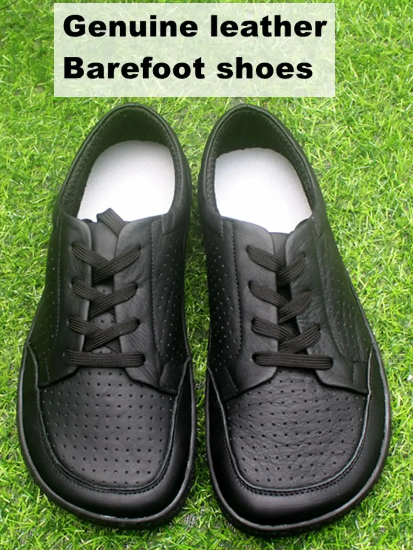 TONGLEPAO Barefoot Genuine leather Zero Drop Sneaker - Ravello Barefoot Shoes