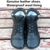 Winter Barefoot Leather Boots - Zero Drop, Wide Toe Box - Ravello Barefoot Shoes