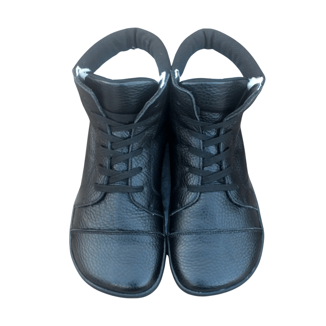 Winter Barefoot Leather Boots - Zero Drop, Wide Toe Box - Ravello Barefoot Shoes