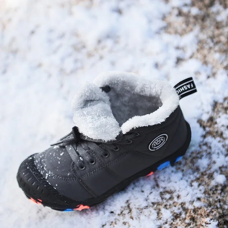 Winter Children Sneakers - Warm Barefoot Snow Boots for Boys and Girls - Ravello Barefoot Shoes