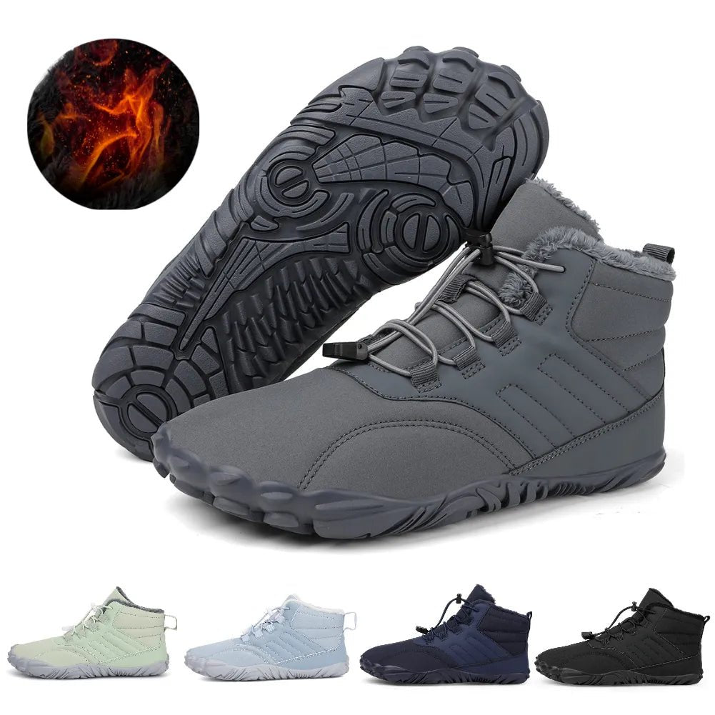 Winter Warm Jogging Sneakers - Waterproof Barefoot Shoes for Men and Women - Ravello Barefoot Shoes