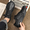 Zero Drop Wide Fit Leather Sneakers - Ravello Barefoot Shoes