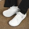 Zero Drop Wide Fit Leather Sneakers - Ravello Barefoot Shoes