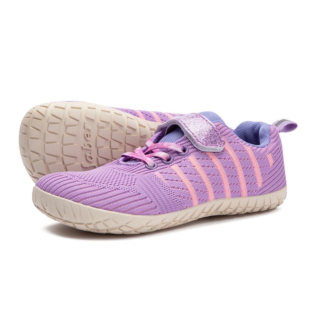 ZZFABER Kids' Barefoot Sneakers - Flexible Mesh Shoes for Boys and Girls - Ravello Barefoot Shoes