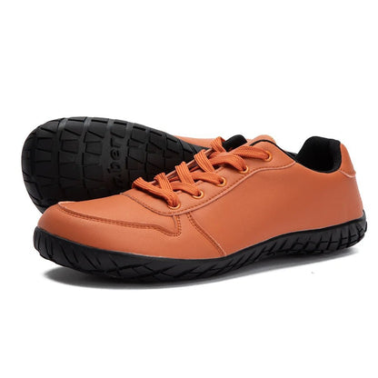 ZZFABER Leather Barefoot Shoes - Soft Minimalist Sneakers for Men and Women - Ravello Barefoot Shoes